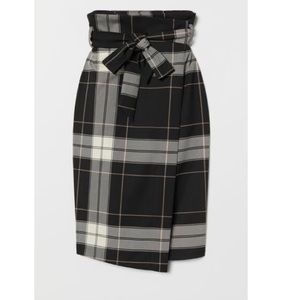 Wrap Skirt with Tie Belt